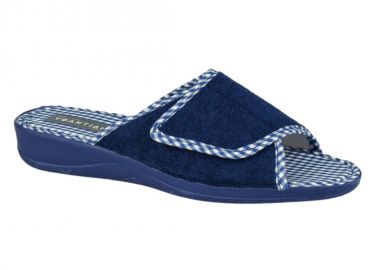 Γυναικείες Παντόφλες Μπουρνουζέ | Υφαντίδης | 522032 | Μπλε - Υφαντίδης - 